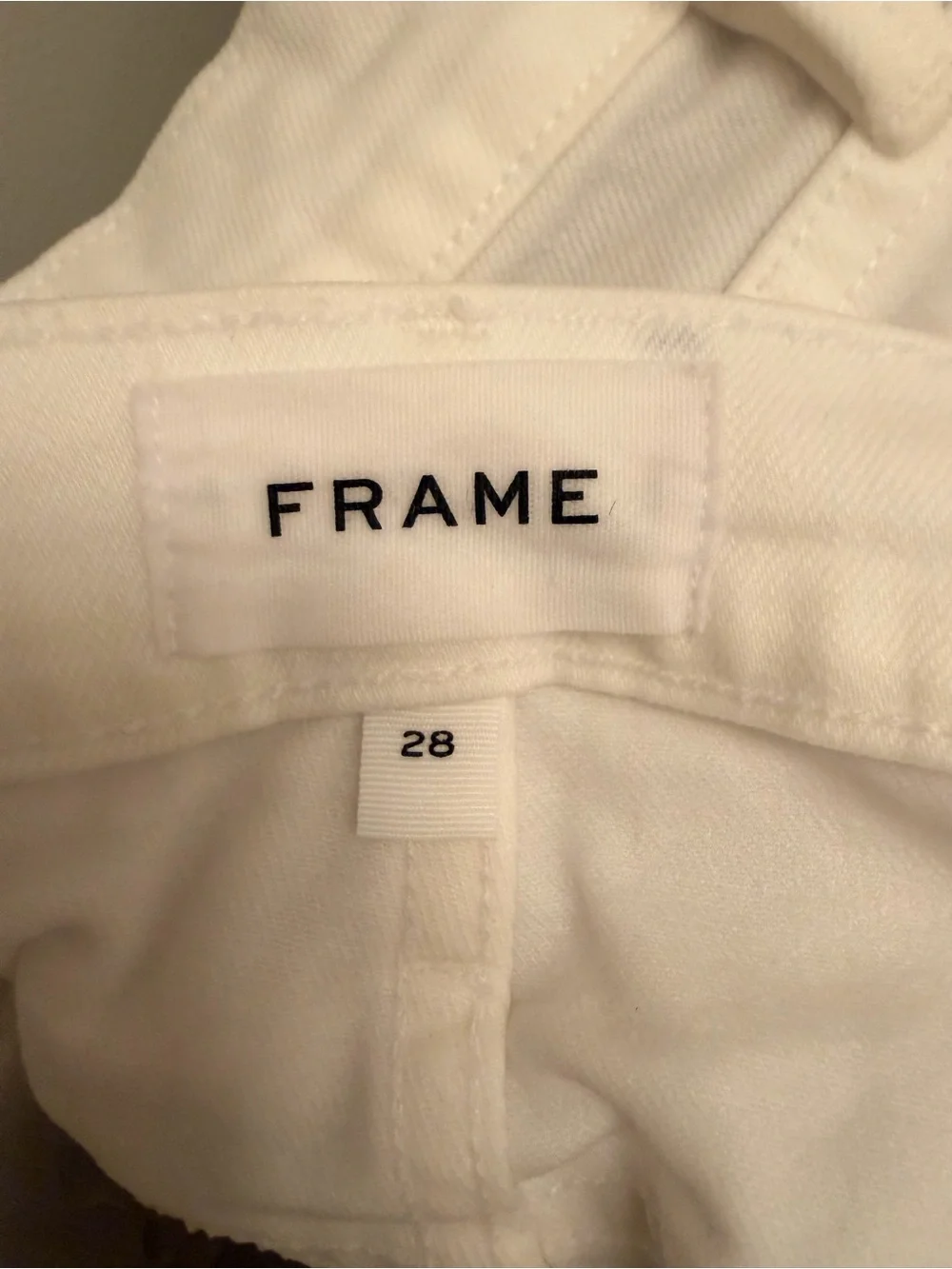 FRAME Le Sylvie Kick Boot Jeans Women’s Size 28 White Cotton - Picture 9 of 11